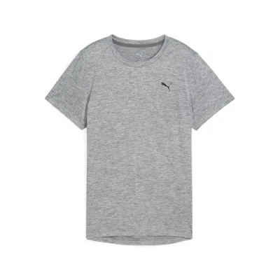 Afbeelding van PUMA W Tad Essential Heather Tee Uniseks T shirts (1 stuk)