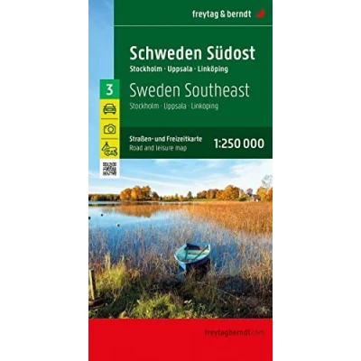 Afbeelding van Schweden Südost, Straßen und Freizeitkarte 1:250.000, freytag &amp; berndt