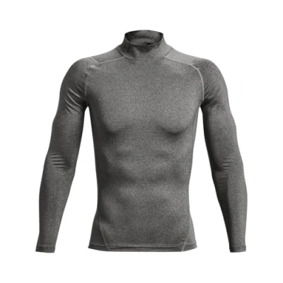 Afbeelding van Under Armour Langarm HG Compression MOCK Hemd, Heren, Maat: 3XL, Grau