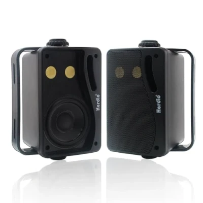 Afbeelding van Herdio 3,5 inch waterdichte buitenluidsprekers, 200 W luidspreker voor auto, passieve, premium montage, verbeterde bas, duurzaam en duurzaam, terras, marine, boot, garage, binnen (paar)
