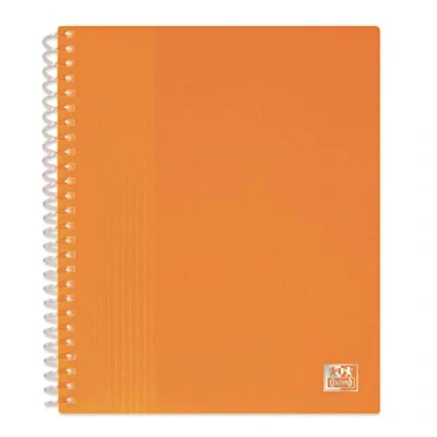 Afbeelding van OXFORD A5 School Life indexmap voor 80 weergaven / 40 hoesjes, polypropyleen, oranje