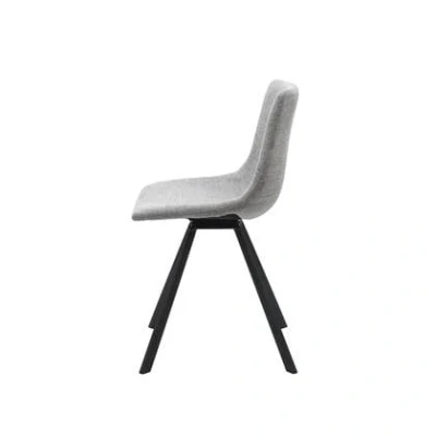 Afbeelding van Eetkamerstoel Stof Lichtgrijs 47x47x80cm Yukon Giga Living