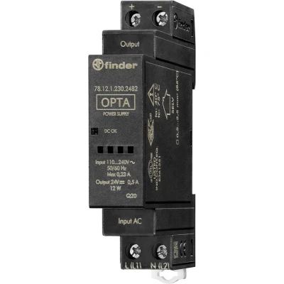 Afbeelding van Finder 78.12.1.230.2482 DIN rail netvoeding 24 V/DC 0.63 A 12 W Inhoud: 1 stuk(s)