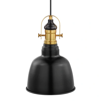 Afbeelding van EGLO Vintage Gilwell Hanglamp 1 Lichts Zwart, Brons