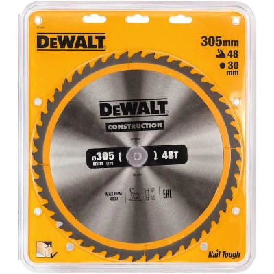 Afbeelding van DeWALT Cirkelzaagblad voor Hout Construction Ø 305mm Asgat 30mm 48T DT1959 QZ