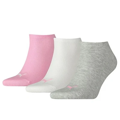 Image de Lot de 3 paires socquettes sport unies et unisexes PUMA