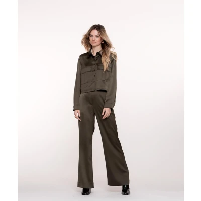 Afbeelding van Geisha Pantalon Shiny Groen XS