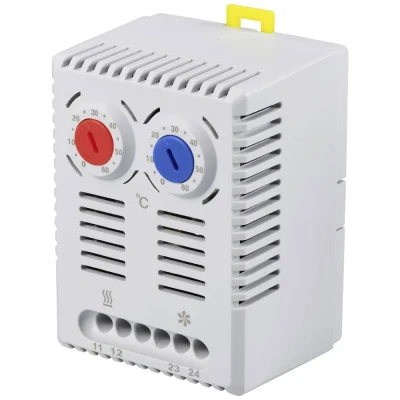 Afbeelding van TRU COMPONENTS Thermostaat voor schakelkastverwarming TC NT71 F01 NCNO 1x NC, NO (l x b h) 60 50 46 mm 1 stuk(s)