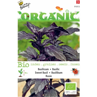 Afbeelding van 5 stuks Buzzy Organic Basilicum Rosie (Skal 14725) Tuinplus