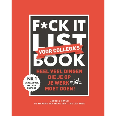 Afbeelding van F*ck it list book voor collega’s