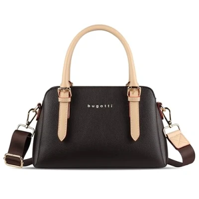 Afbeelding van bugatti Ella Kleine handtas, schoudertas voor dames, Bruin