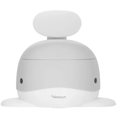 Afbeelding van Potje met walvisdesign Kindsgut wc potjes subtiel lichtgrijs plaspotje voor zindelijkheidstraining