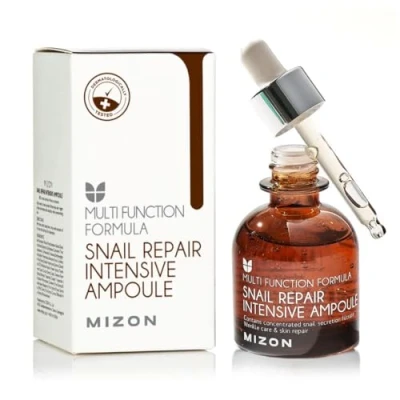 Afbeelding van [MIZON] SNAIL REPAIR intensieve lamp (30 ml) Koreaanse verzorging herstellend serum met slakkenmucine extract 80% anti aging hydratatie, glans en verjonging