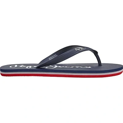 Afbeelding van Pepe Jeans BAY Beach Basic Teenslippers, Heren, Maat: 44, Navy Kunststof