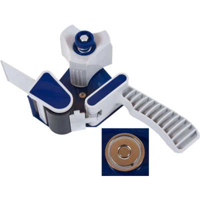 Afbeelding van Tapedispenser Met Magneet Blauw Geel Grijs (1 Stuk)