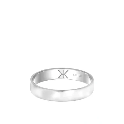 Afbeelding van Kuzzoi TRAU Verlobungs Ring, Heren, Maat: 62, Silber