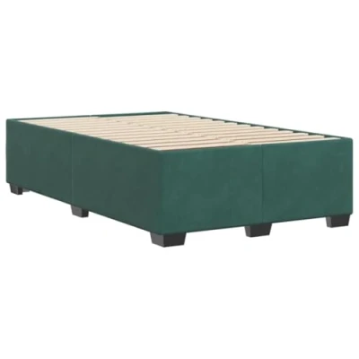 Afbeelding van Bedframe fluweel donkergroen 120x190 cm