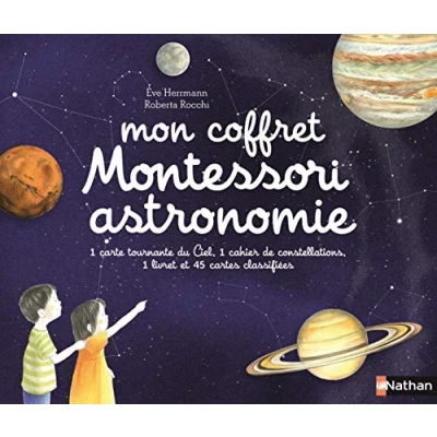 Afbeelding van Mon coffret Montessori astronomie