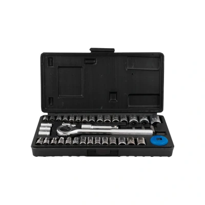 Afbeelding van TOPGEAR Doppendoos 40 delig, 1/4&quot;+3/8&quot;