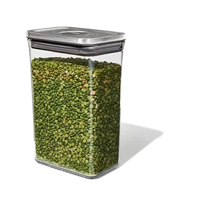 Afbeelding van Oxo Pop Container 2.0 Rectangle M Steel 2,6 Ltr 4