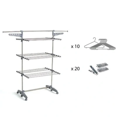 Image de Séchoir à linge 25m 3 niveaux + accessoires Kitchen Move bat tr 22s
