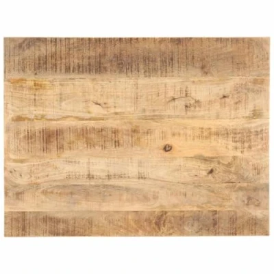 Afbeelding van vidaXL Tafelblad massief mangohout 25 27 mm 90 x 70 cm