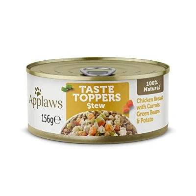 Afbeelding van Applaws Hondenvoeding Taste Toppers Kip met wortel stoofpotje 156 gr. per 12 stuks