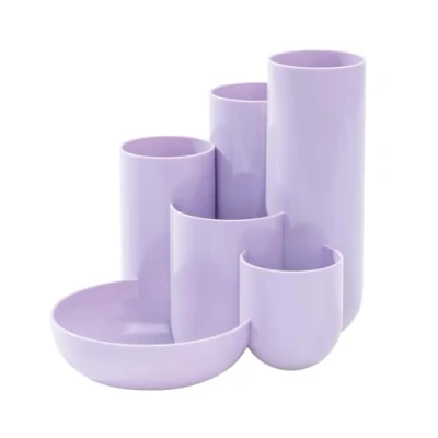 Afbeelding van HAN pennenkoker Campus 6 vaks pastel paars HA 17480 887