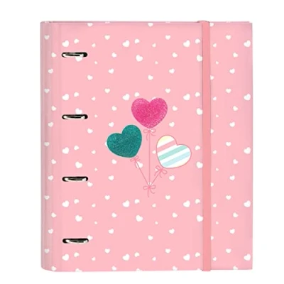 Afbeelding van Ringmap BlackFit8 Globitos 27 x 32 3.5 cm Roze