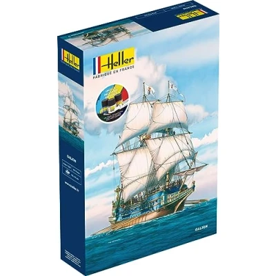 Afbeelding van 1:200 Heller 56835 Galion Ship Starter Kit Plastic Modelbouwpakket
