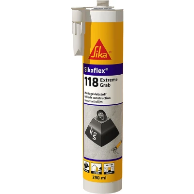 Afbeelding van Sikaflex high tack 118 extreme grab 300 ml, wit