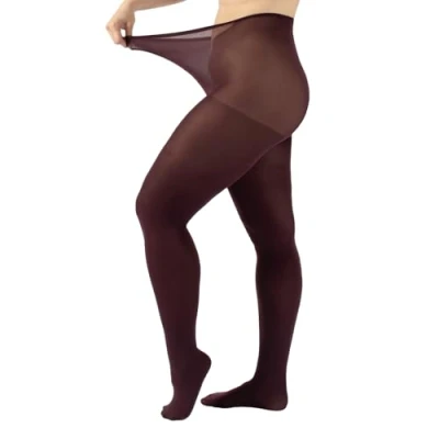 Afbeelding van CALZITALY Grote maten, ondoorzichtig, panty, extra groot, 60 DEN, L, XL, 2XL, 3XL, 4XL, Made in Italy, Lie de Vin