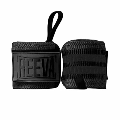 Afbeelding van Reeva Wrist Wraps Zwart geschikt voor Fitness, Crossfit en Krachttraining Heren Dames