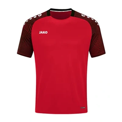 Afbeelding van JAKO Performance Sport Tshirt, Heren, Maat: 52/54, Rot schwarz