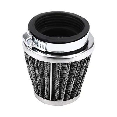 Afbeelding van Terisass Motorfiets Luchtfilter Cleaner Gemodificeerde Inlaatkit Vervanging Inlaatluchtfilter voor (50 mm)+Luchtfilter Inlaatfilter