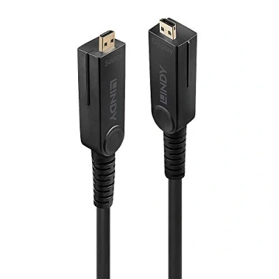 Afbeelding van LINDY Aansluitkabel HDMI micro D stekker, stekker 10.00 m Zwart 38320 kabel