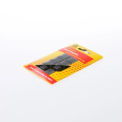 Afbeelding van Deltafix Stootdopjes 18x18x6mm Zwart