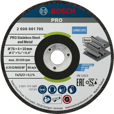 Image de BOSCH 2608601705 disque à poncer Expert pour Inox 76x4x10 mm (2 pièces)