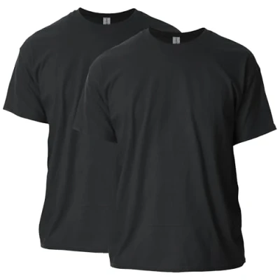 Afbeelding van Gildan T shirt (10 stuks) voor heren, zwart.
