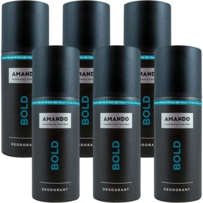 Afbeelding van 6x Amando Deodorant Bold 150 ml