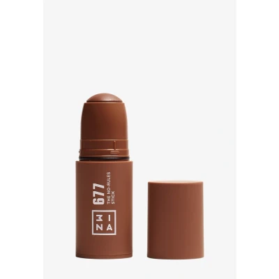 Afbeelding van 3ina THE Norules Stick 2in1: lip &amp; wang, Maat: 5 g, 677 neutral brown