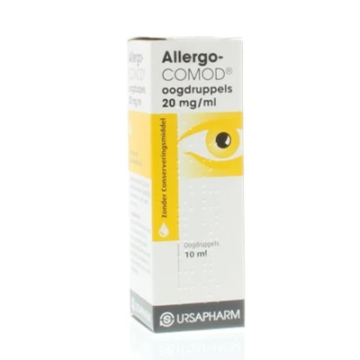 Afbeelding van Allergo Comod Oogdruppels 20mg/ml Flacon 10ml