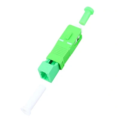 Afbeelding van Hybride glasvezeladapter SC/APC mannelijk naar LC/APC vrouwelijk SM 9/125um connector