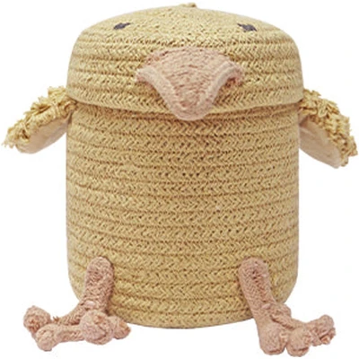 Afbeelding van Lorena Canals Mini Opbergmand Charlie the Chicken 15x17x17cm