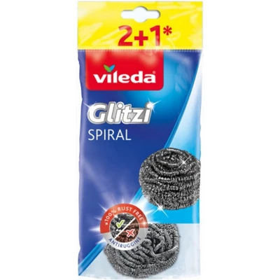 Afbeelding van Schuurspons Vileda 3 Onderdelen Grijs Roestvrij staal