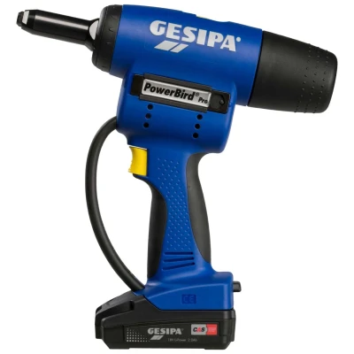 Afbeelding van Gesipa PowerBird Pro Gold Edition CAS accu popnageltang 4,8 8,0 mm 1x18,0V/2,0Ah