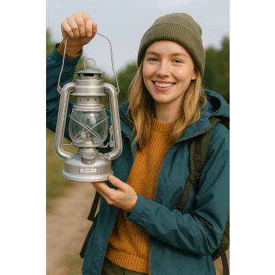 Afbeelding van MFH Zink Petroleumlamp Zilver 1 stuk(s)