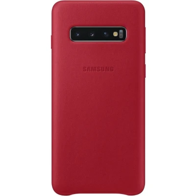 Afbeelding van Samsung Lederen Cover voor Galaxy S10 Rood