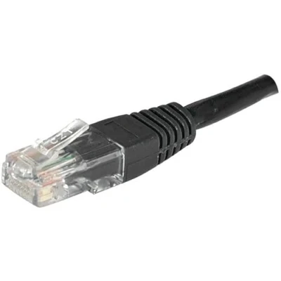 Afbeelding van Netwerkkabel RJ45 CAT 6 U/UTP zwart 0.3 m