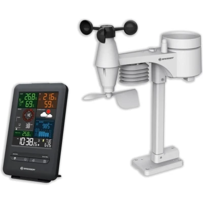 Afbeelding van Bresser Weerstation 5 in 1 Beaufort met Kleurendisplay Voor Binnen en Buiten Zwart